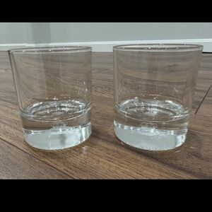 Crown Royal Signature Glass Floating 3D Crown and Pillow- Set of 2